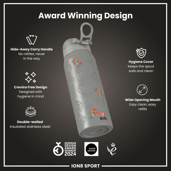 NFL x ION8, Isolierte Stahlflasche, Signature Series, Maxx Crosby, 750 ml