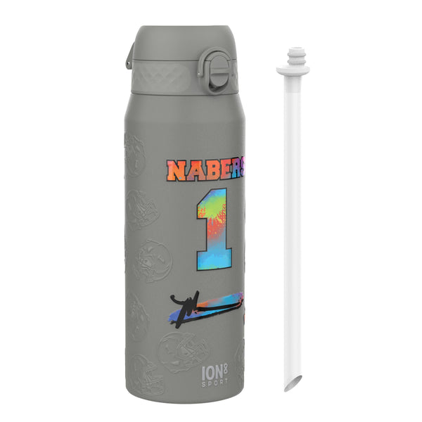 NFL x ION8, Isolierte Stahlflasche, Signature Series, Malik Nabers, 750 ml