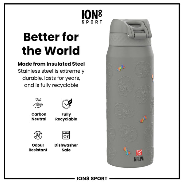 NFL x ION8, Isolierte Stahlflasche, Signature Series, Sauce Gardner, 750 ml