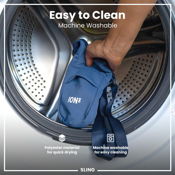 Flaschenhalter mit Schultergurt, Navy