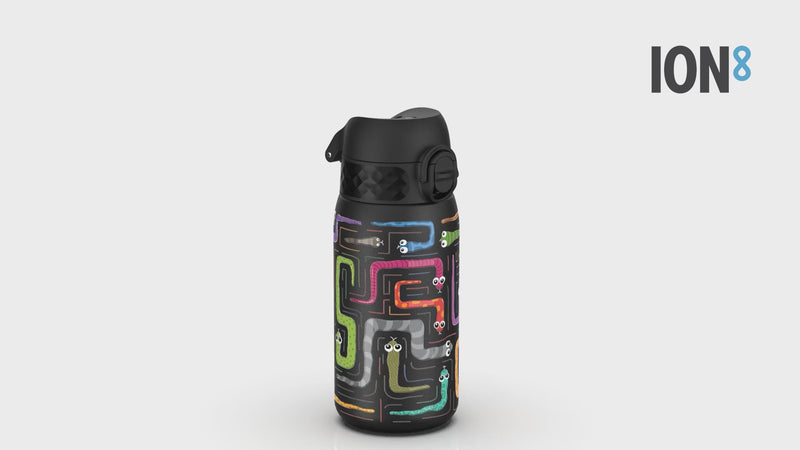 360 Video View of Ion8 Leak Proof Water Bottle, Vacuum Insulated Stainless Steel, Snakes, 320ml (11oz)