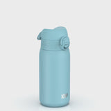 360 Video View of Ion8 Leak Proof Kids Water Bottle, Stainless Steel, Alaskan Blue, 400ml (13oz)