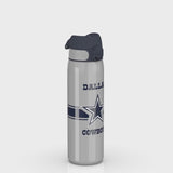 360 Video of Ion8 Leak Proof Slim Water Bottle, Stainless Steel, NFL Cowboys, 600ml (20oz)