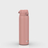 360 Video View of Ion8 Leak Proof 1 Litre Water Bottle, Stainless Steel, Ash Rose, 1200ml (40oz)