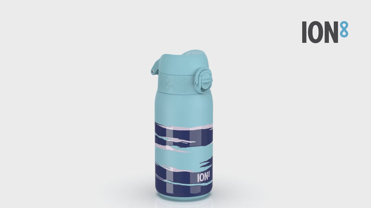360 Video View of Ion8 Leak Proof Water Bottle, Vacuum Insulated Stainless Steel, Abstract Art, 320ml (11oz)