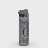 360 Video of Ion8 Leak Proof Slim Water Bottle, Stainless Steel, NFL Steelers, 600ml (20oz)