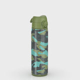 360 video of Ion8 Leak Proof Slim Water Bottle, Vacuum Insulated Stainless Steel, Camouflage, 500ml (17oz)